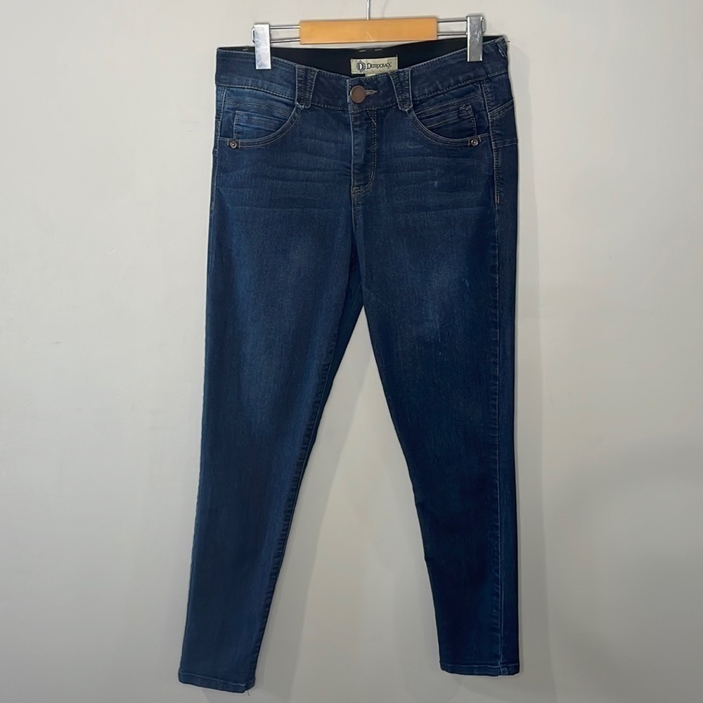 Dynasty "Ab"solution Comfort Waist Dark Wash Mid-Rise Denim Women's Size 8
